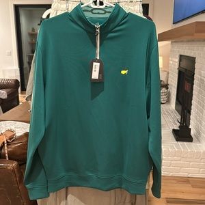 Masters tech green pullover